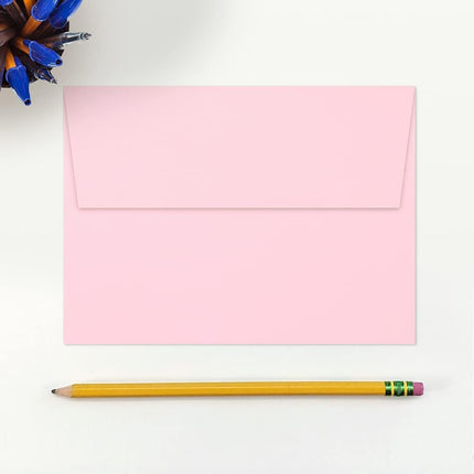 A7 Invitation Envelopes, Peel & Press, Candy Pink, 50 Count