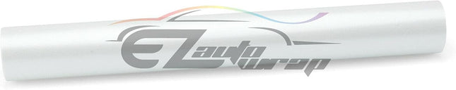 12" x 60" White Matte Metallic Satin Pearl Vinyl Wrap Sheet