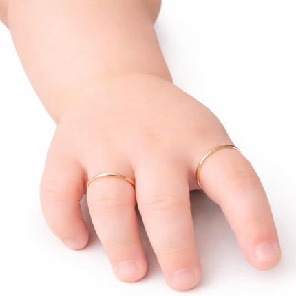 14k Gold Filled Baby Stacking Ring, Size 0