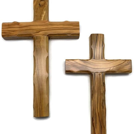SourceToHome FuenteACasa Olive Wood Wall Cross from Bethlehem, Wall Hanging Wooden Crosses for Wall — Home & Lifestyle