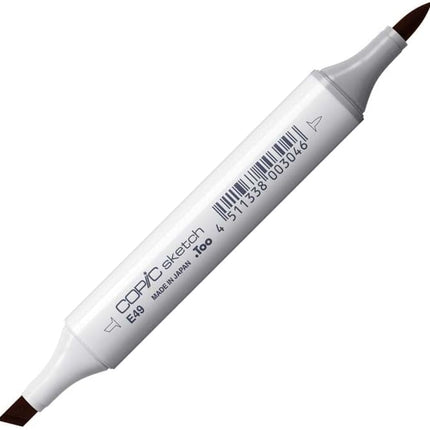E49-Sketch Dark Bark Marker, 1 Count