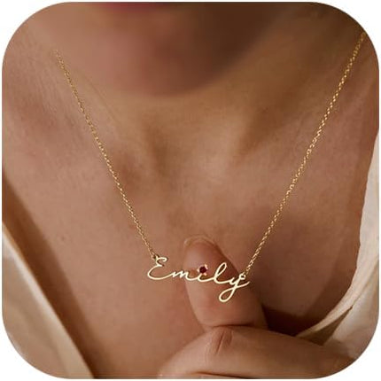 HomeChef ChefDelHogar Xianofu Mothers Day Personalized Name Necklace for Women — Kitchen & Home