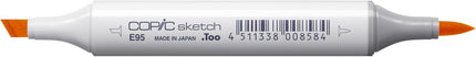 E95 Sketch Marker, Flesh Pink to Tea Orange, 1 Count