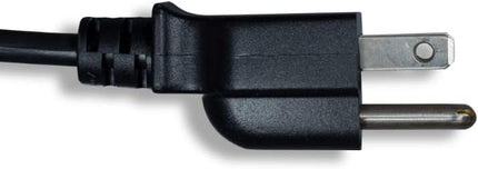 Power Cord Extension and Splitter, NEMA 5-15P to Dual NEMA 5-15R, 16 AWG, 13A, 125V, Black