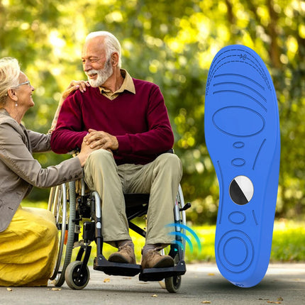 AirTag compatible insoles inside shoe demonstrating seamless fit and concealment