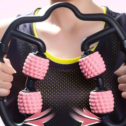Massage Roller U Shape full product view - portable muscle recovery tool
