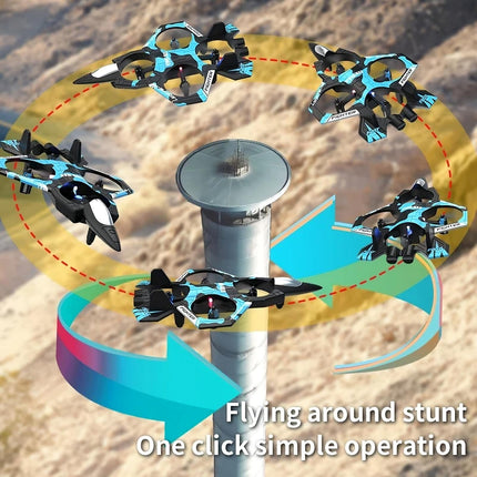 RC Foam Fighter Drone remote control transmitter and aircraft bundle set