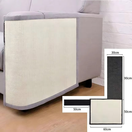 Cat scratch sofa protector SOFA SAFE in use on living room furniture