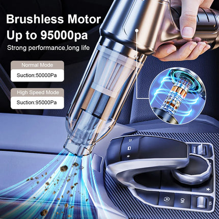 Car vacuum cleaner and blower nozzle attachment close-up detail