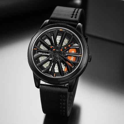 Rim Watch band and clasp detail showing durable strap construction