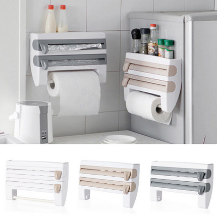 6-IN-1 Wall Mount Film Cutter mounted on wall demonstrating installation