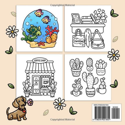 Stress Relief Bold & Easy Coloring Book for Adults & Teens