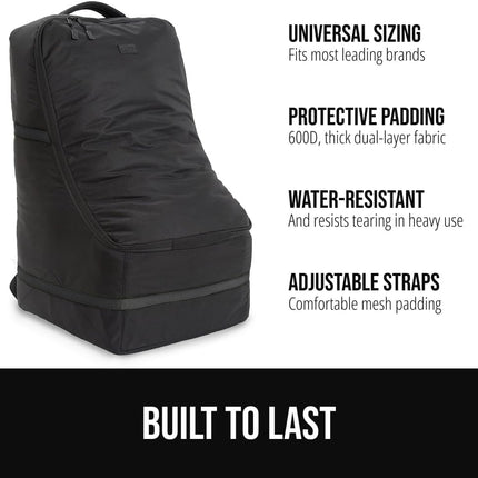 Tear and Water Resistant Padded Car Seat Travel Bag