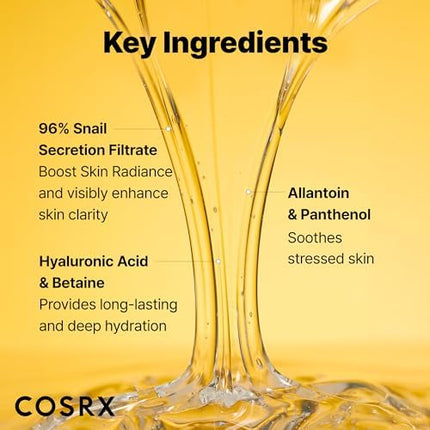 COSRX Snail Mucin 96% Power Repairing Essence, 3.38 fl.oz