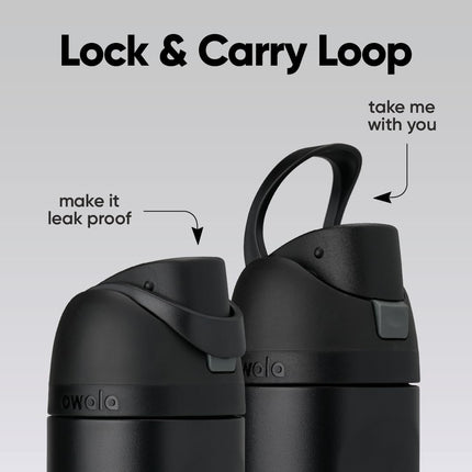Insulated Stainless Steel Water Bottle with Straw