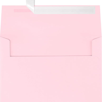 A7 Invitation Envelopes, Peel & Press, Candy Pink, 50 Count