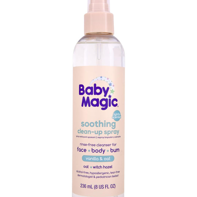 Soothing Clean-Up Spray, Vanilla & Oat, Hypoallergenic, 8 oz