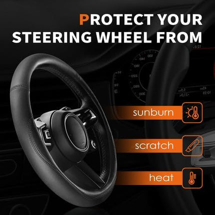 HOTOR Car Steering Wheel Cover - Universal Car Accessory for Diverse Cars — Auto & Moto