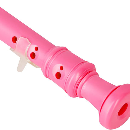 German Style Soprano Recorder in Pink for Beginners