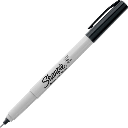 SourceToHome FuenteACasa Sharpie Permanent Markers, Ultra Fine Point, Black — Home & Lifestyle