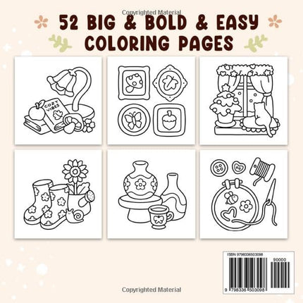 Cozy & Cute Adult and Teen Coloring Book