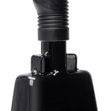 10 Inch Steel Cowbell with Handle Cheering Bell for Sports Events Large Solid School Bells & Chimes Percussion Musical Instruments Call Bell Alarm(Black)