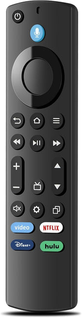 Replacement TV Remote for Streaming Stick, TV Cube and Select Smart TVs with Voice Control