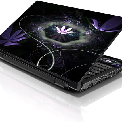 17-17.3 Inch Laptop Skin Cover with Colorful Starry Night Pattern