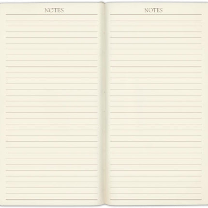 Pocket Monthly Planner 2024 - 18-Month Bonded Leather Calendar, Hydrangea, 6 x 3.25 in.