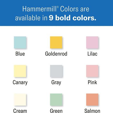 Blue 20 lb Colored Printer Paper, 8.5 x 11, 500 Sheets