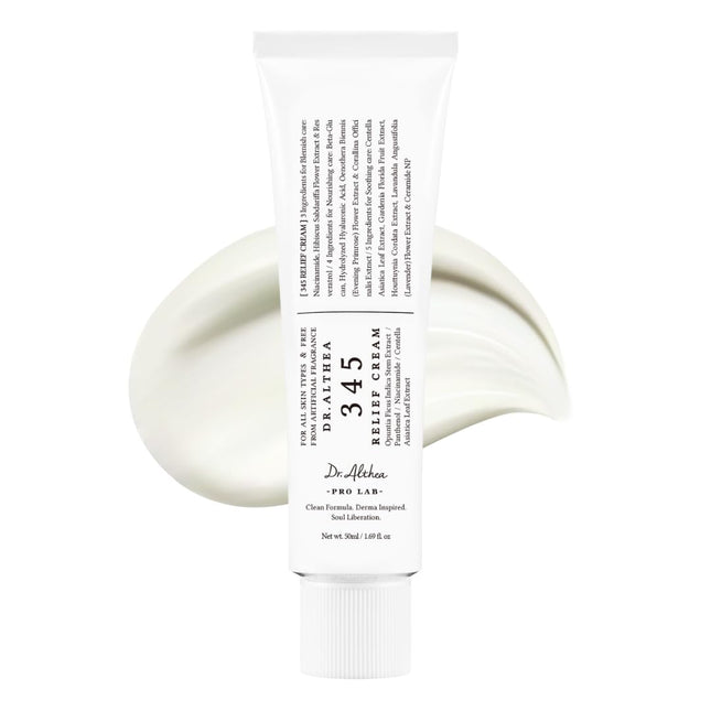 345 Relief Cream Daily Face Moisturizer, 1.69 fl oz