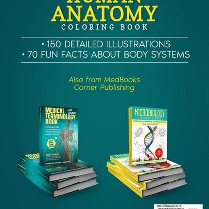 Human Anatomy Coloring Book for Adults, Medical Students & Nurses