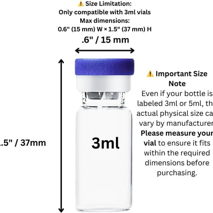 3 ml Vial Storage Hard Case