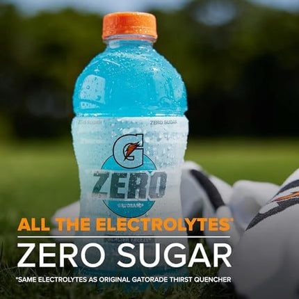 Zero Sugar Lemon-Lime Thirst Quencher Sports Drinks, 20 oz Bottles, Pack of 8