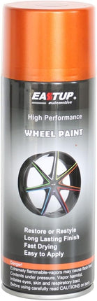 Premium Metallic Acrylic Enamel Wheel Paint, Orange-Gold