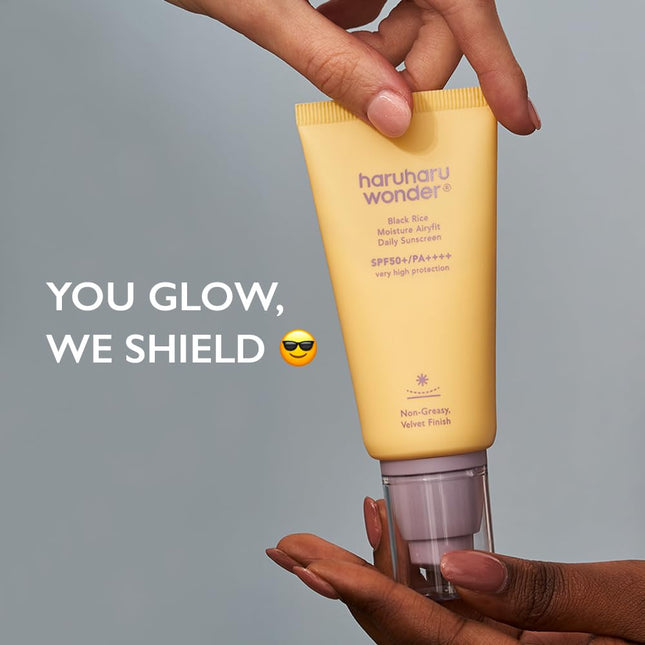 Haruharu Wonder Black Rice Moisture Airyfit Daily Sunscreen 1.69fl.oz — Beauty & Self-Care