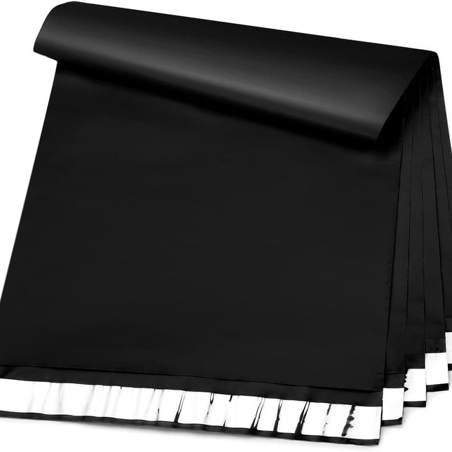 Black 10x13 Poly Mailers, 100 Count