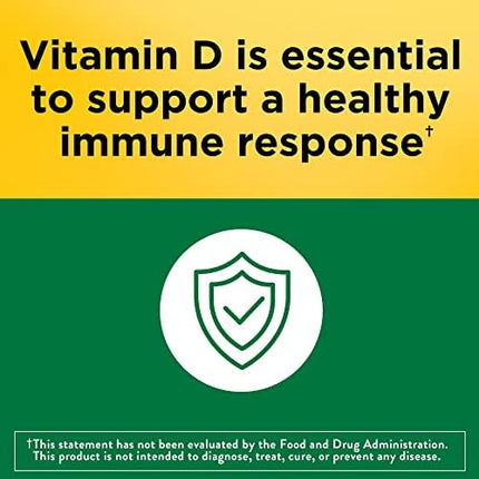 Nature Made Vitamin D3 2000 IU - supplement facts