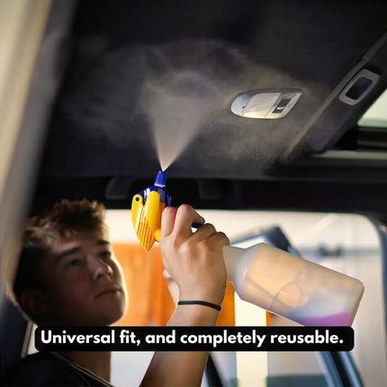 3-Pack Universal Fit 360° Spray Bottle Adapter with Weighted Tube