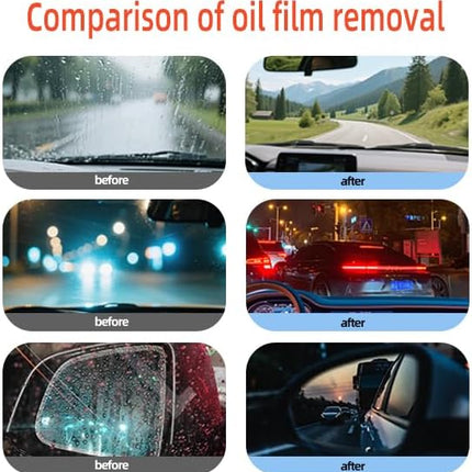 Oil Film Remover for Car Windshields and Windows