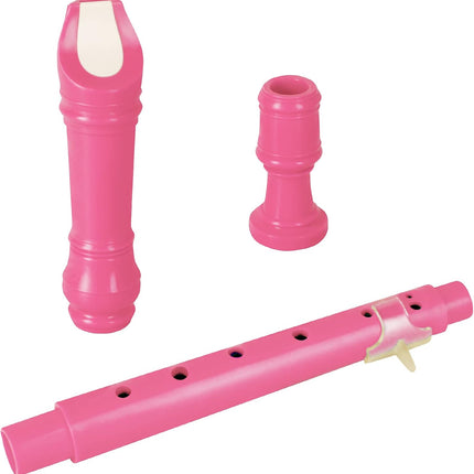 German Style Soprano Recorder in Pink for Beginners