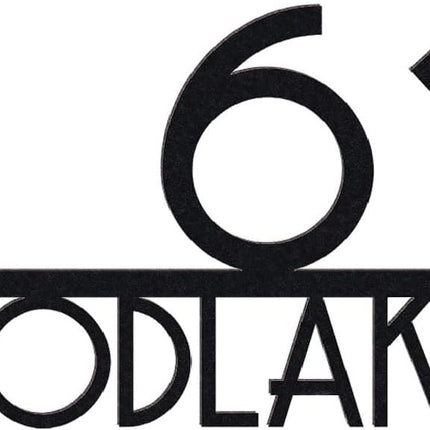 Metal Modern House Numbers for Outside Address Signs