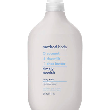 Simply Nourish Body Wash, Paraben and Phthalate Free, 28 oz