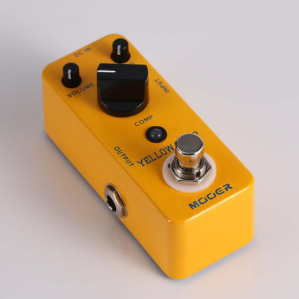 Yellow Compressor Guitar and Bass Pedal