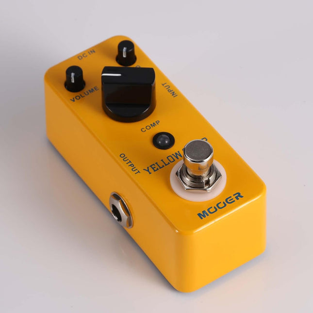 Yellow Compressor Guitar and Bass Pedal