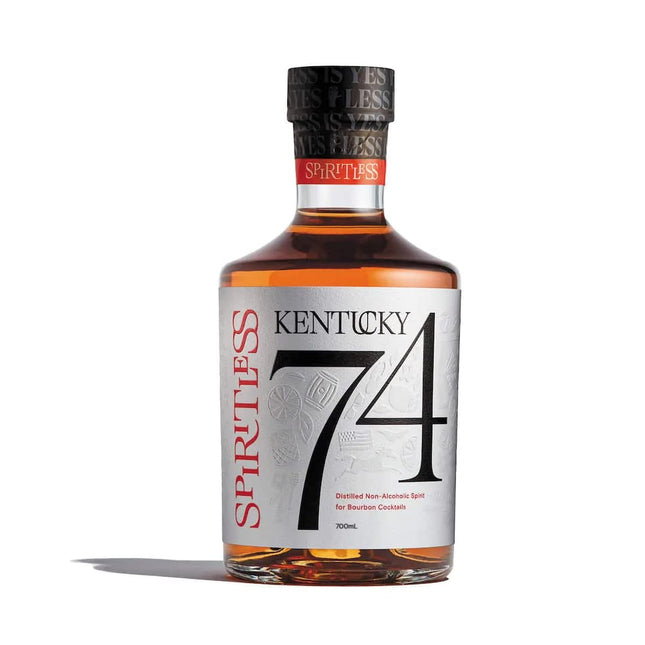 Non-Alcoholic Bourbon Whiskey Alternative, Award-Winning Alcohol-Free Spirit for Cocktails, 700ml Bottle