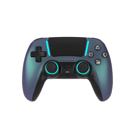 Chrome Blue Wireless Pro Controller with Hall Effect Joystick
