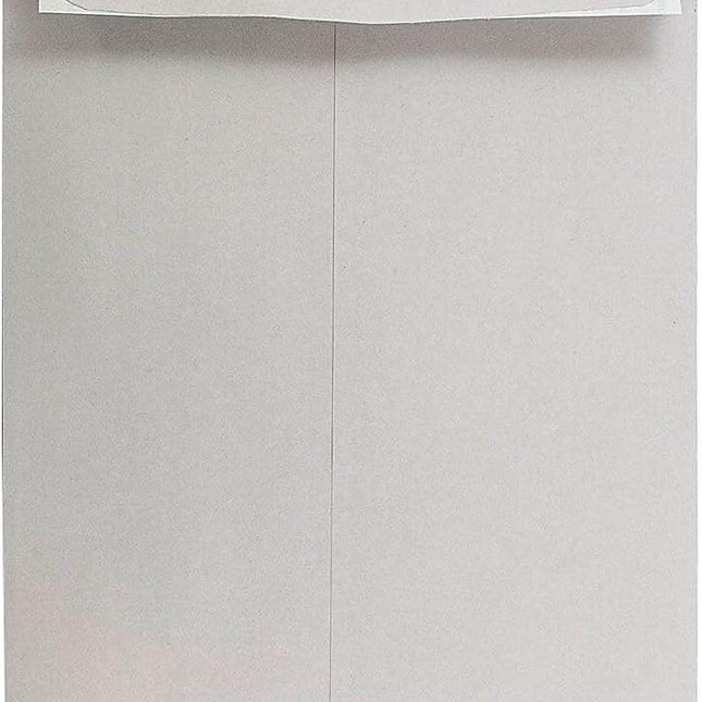 9 x 12 Open End Catalog Envelopes with Peel and Seal Closure - Grey Kraft - 50 Pack