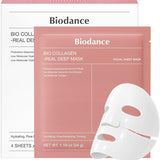 BIODANCE Bio-Collagen Real Deep Hydrogel Overnight Mask, 4-Pack