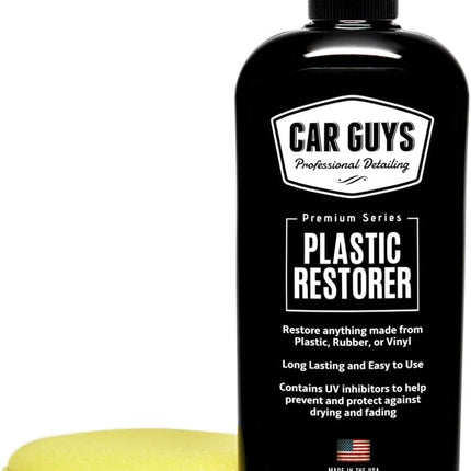 Plastic, Rubber, and Vinyl Restorer Kit with Foam Applicator